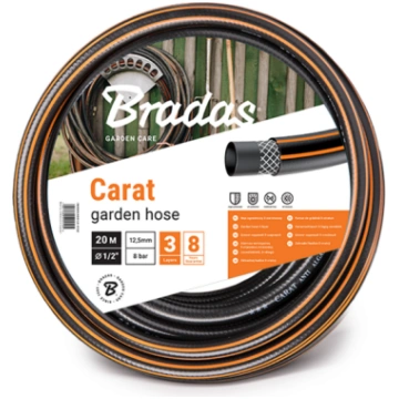 Laistīšanas šļūtene Bradas, Carat, 20 m