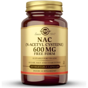 NAC 600 mg Solgar 60 vcaps