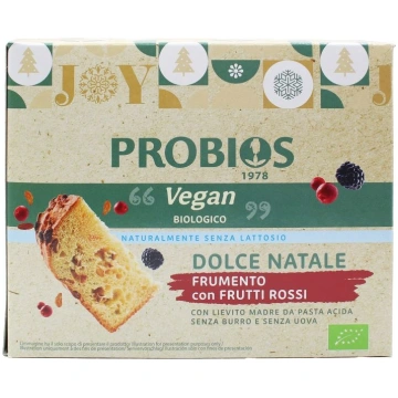 Dolce Natale Vegan Frumento con Frutti Rossi senza