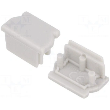 Cap for LED profiles | grey | ABS | Application: U