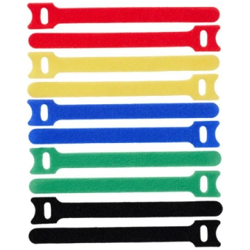 Proxtend hook and loop 15cm x 12mm multi 10pcs 571