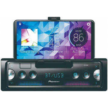 Pioneer SPH-10BT, 1-DIN autoradio ar RDS, Bluetoot