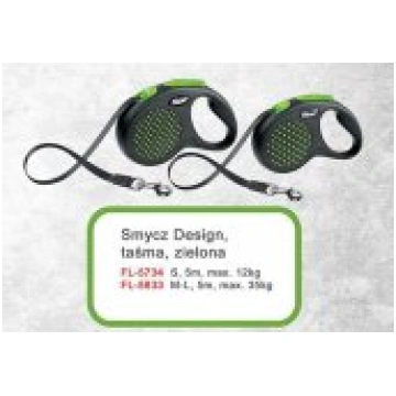 Flexi Flexi DESIGN M STRIP 5m GREEN Pavada 85878-F