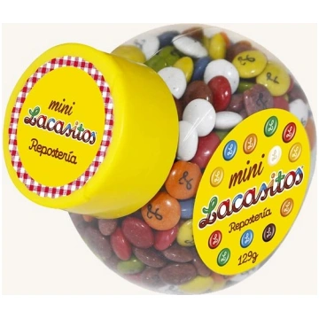 Mini Lacasitos, mini coloured dragées with chocola