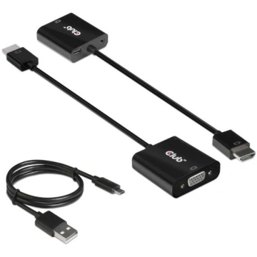 I/O ADAPTER HDMI TO VGA/AUDIO M/F CAC-1302 CLUB3D