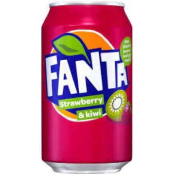 Soft drink FANTA Strawberry Kiwi, 0.33l (DEP)