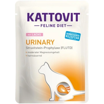 KATTOVIT Feline Diet Urinary diēta kaķiem, ar lasi