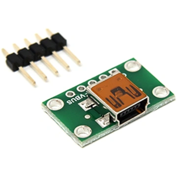 Module robotics: adapter; pin strips,USB B mini | 