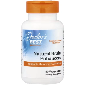 Doctor's Best, Natural Brain Enhancers, 60 Ve