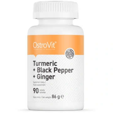 OstroVit Turmeric + Black Pepper + Ginger 90 gab