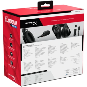 Austiņas HyperX Cloud III S Wireless