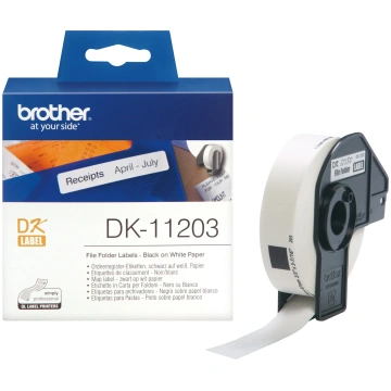 BROTHER DK11203 FILE FOLDER LABELS | DK11203 | 497