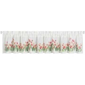 Eurofirany Stella Virtuves aizkars 30x150 cm, Balt