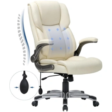 COLAMY Biroja krēsls ar augstu atzveltni, ergonomi