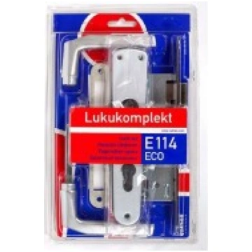 VALNES Slēdzenes Komplekts E114ECO Anodēts Alumīni