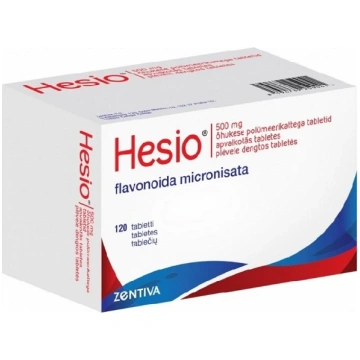 Hesio 500mg, 120 tabletes