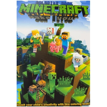 Minecraft krāsojamā grāmata - 7. izdevums | Radoša