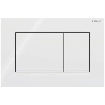 Placca di comando geberit sigma 20 square bianco e