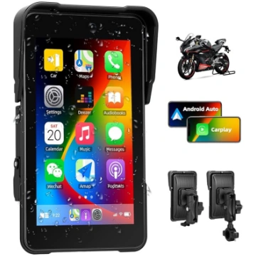 SIXTOP noņemams motocikla Carplay ekrāns, bezvadu 