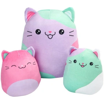 Mīksts squishy plīša kaķu spilvenu komplekts LotFa