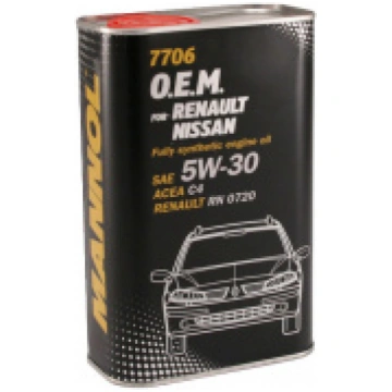 Motoreļļa Mannol 7706 O.E.M. Renault Nissan 5W-30 