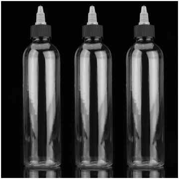3pcs 250ml Empty Plastic Bottles Tattoo Pigment In