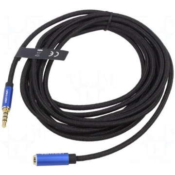 Cable | Jack 3.5mm 4pin socket,Jack 3,5mm 4pin plu