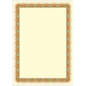 Diploms, Gold, A4, 170 g/m², zelta, 25 loksnes Arg