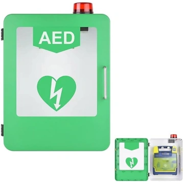 Generisch AED defibrilatora skapis, sienas pirmās