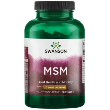 Swanson MSM, 1500 mg - 120 tabletes