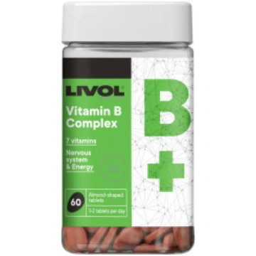 LIVOL Vitamin B Complex, 60 tabletes