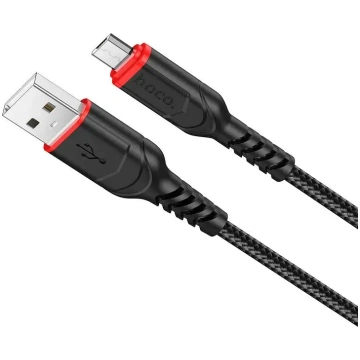 Cable USB A to Micro USB Hoco 2,4A 3 m X59 black |