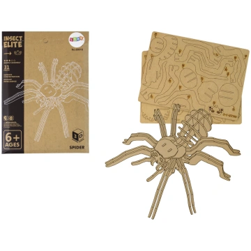 Wooden 3D Spider Puzzle Educational Combination 31
