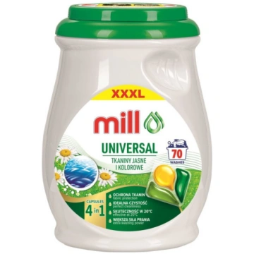 MILL PROFESSIONAL 3-chamber universal laundry caps