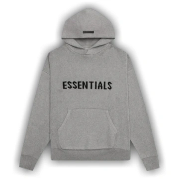 Fear of God Essentials Knit Hoodie Dark Heather Oa