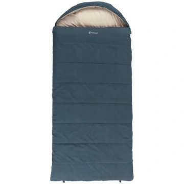Outwell Campion Lux XL Blue Sleeping Bag - Left zi