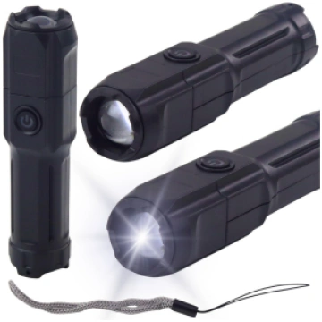 LED Flashlight Adjustable Zoom 3 Lighting Modes US