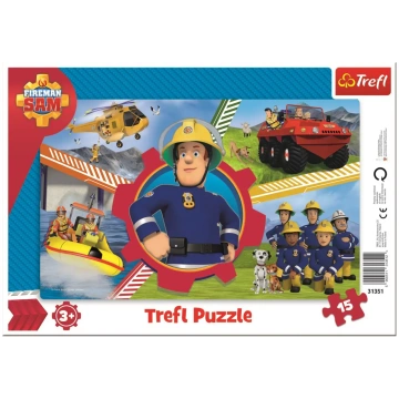 Puzzle Fireman Sam's Day Trefl
