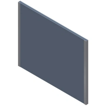 Plastic calf box back wall 1000 x 1200 mm Teļi