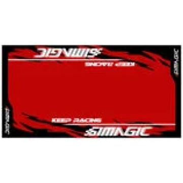 Simagic Teppich - schwarz / rot S607 (697547277120