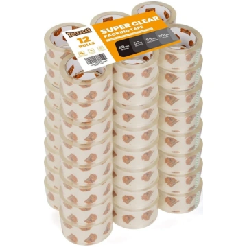 TAPEBEAR 48 paku lentes ruļļi Super caurspīdīga pa