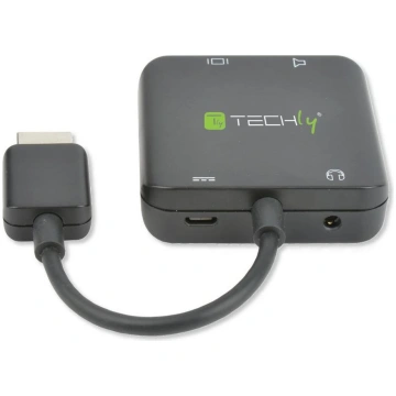 Techly Extractor separator audio z HDMI, Jack 3,5m