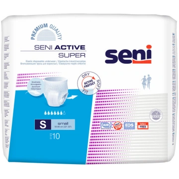 Autiņbiksītes Seni Active Super, S izmērs, 10 gab