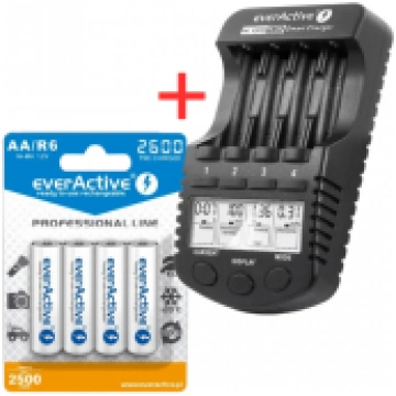 EverActive NC-1000 Plus 4-Channel Smart Ni-MH Batt