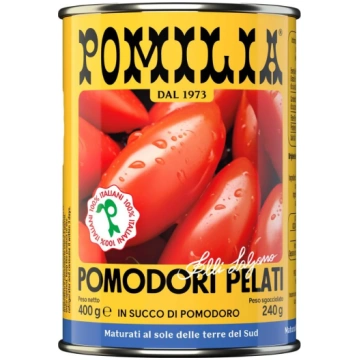 Nomizoti tomāti tomātu sulā POMILIA Pomodori Pelat
