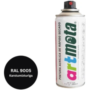 Akrila aerosola krāsa 450 ml, karstumizturīga meln