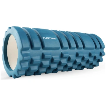 Tunturi Yoga Grid Foam Roller, 33cm, Petrol Blue