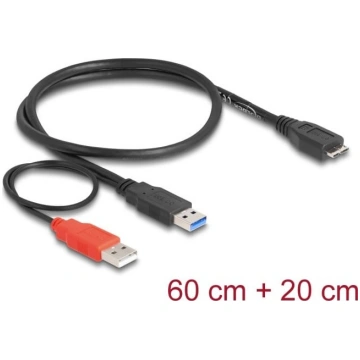 Delock Cable USB 3.0 type A male + USB type A male