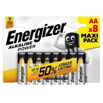 Baterijas AA LR6 Alkaline 8gab. Energizer