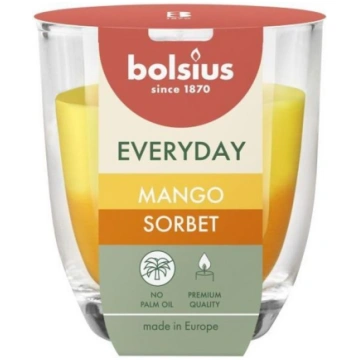 Bolsius ikdienas svece, mango sorbets, 80x70 mm, s